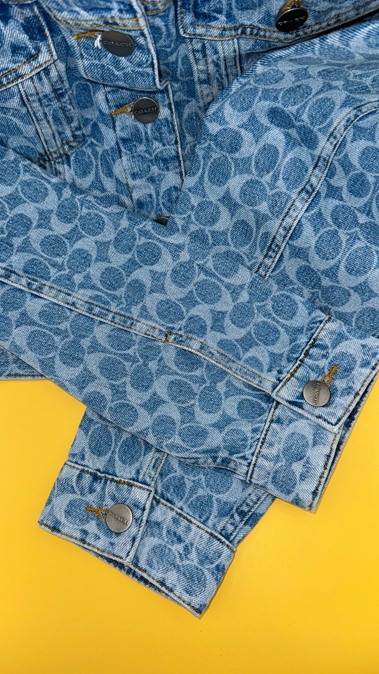 Coach Logo Denim Jacket
