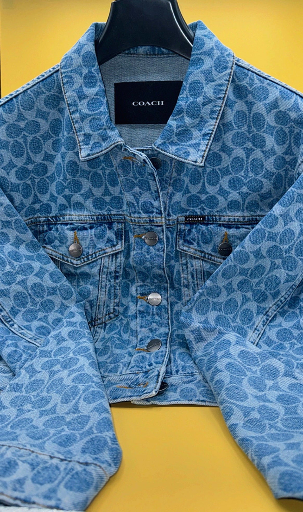 Coach Logo Denim Jacket