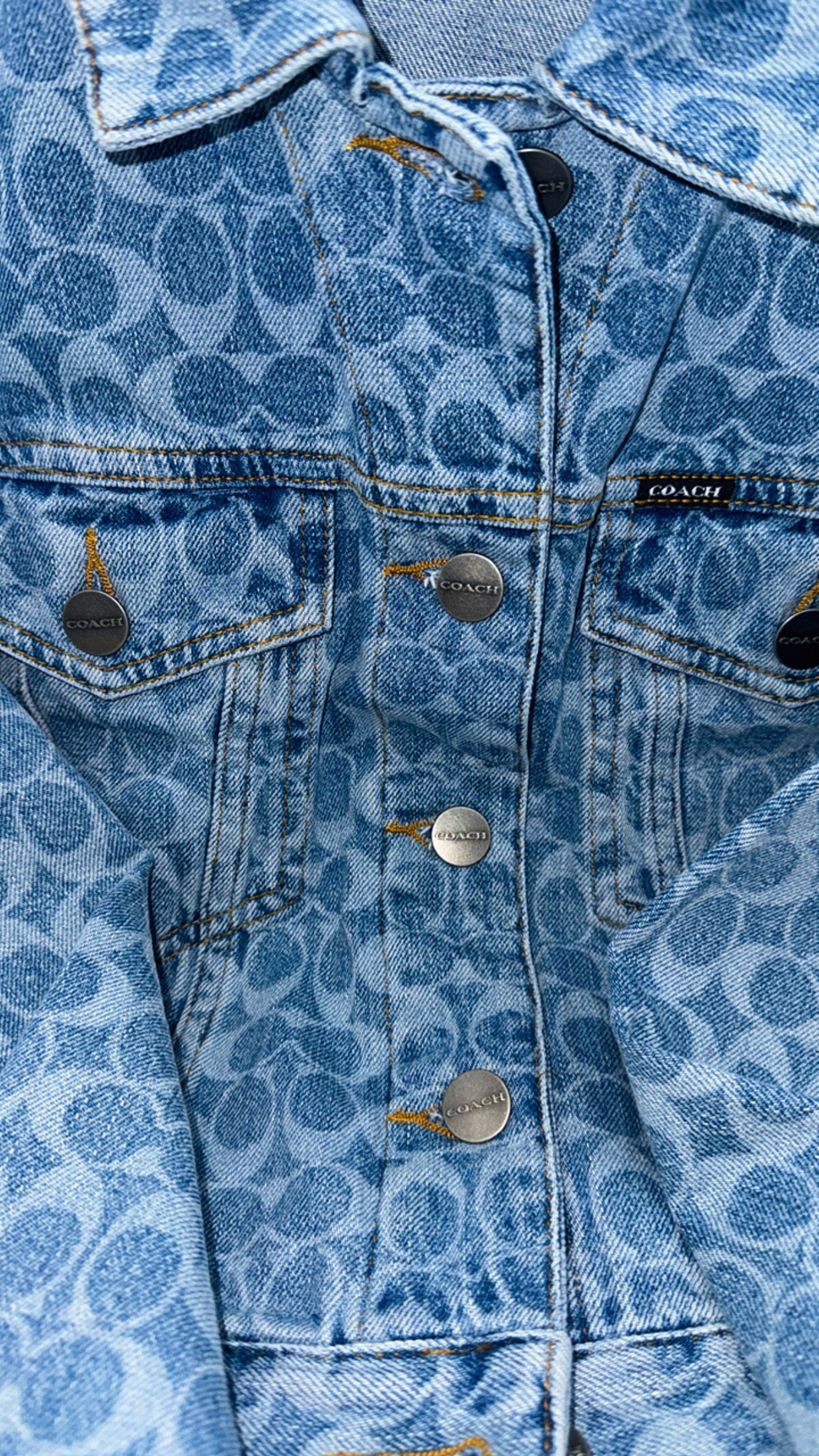 Coach Logo Denim Jacket