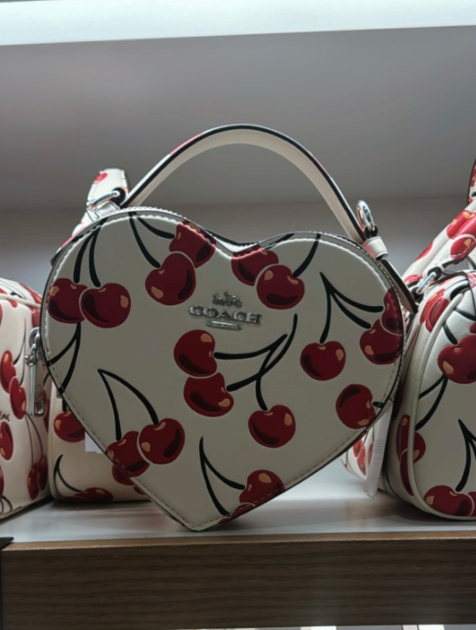 Coach Heart XB Cherry