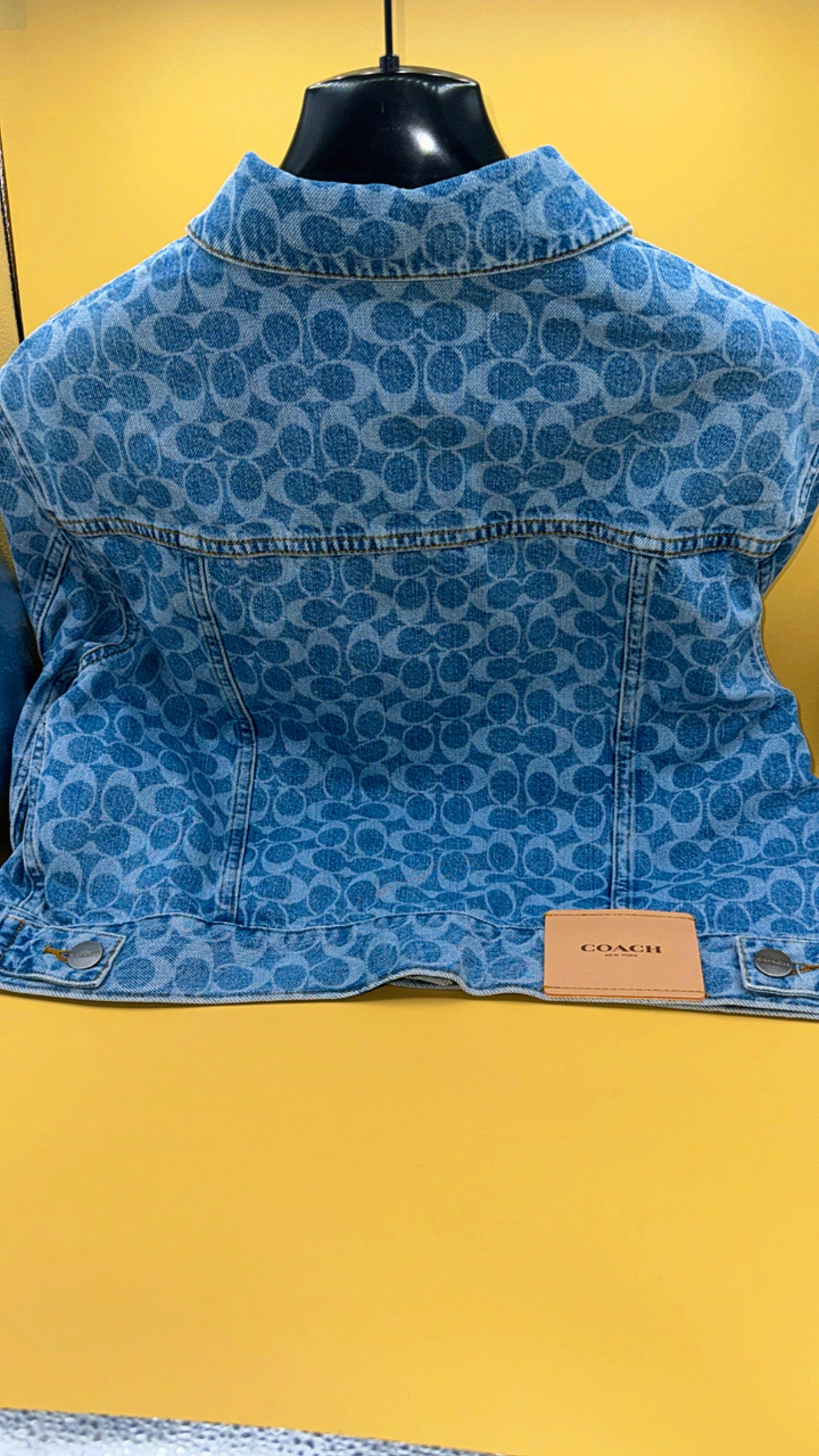 Coach Logo Denim Jacket